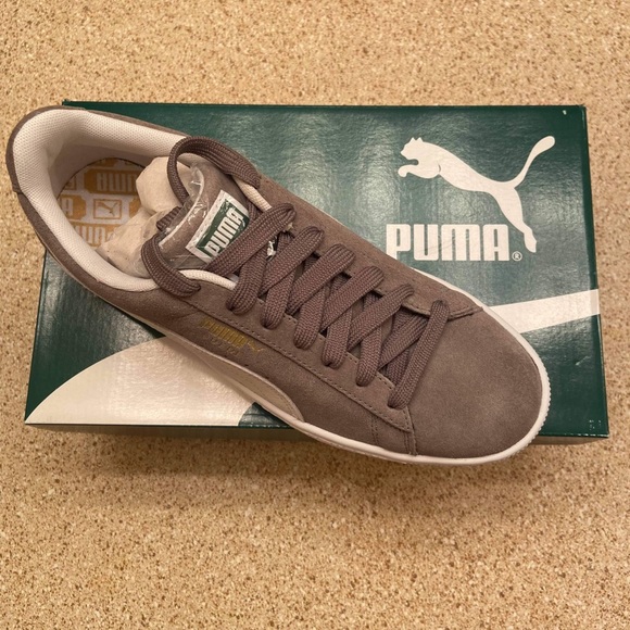 Men’s Grey Suede Puma Classic - Picture 6 of 8
